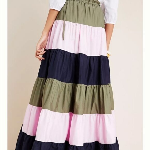 Anthropologie Penelope Tiered Maxi Skirt Size XS - Picture 5 of 9